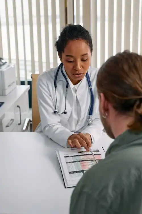 Consulta com médica
